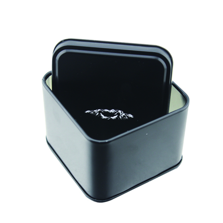 square tin box for tea packaging